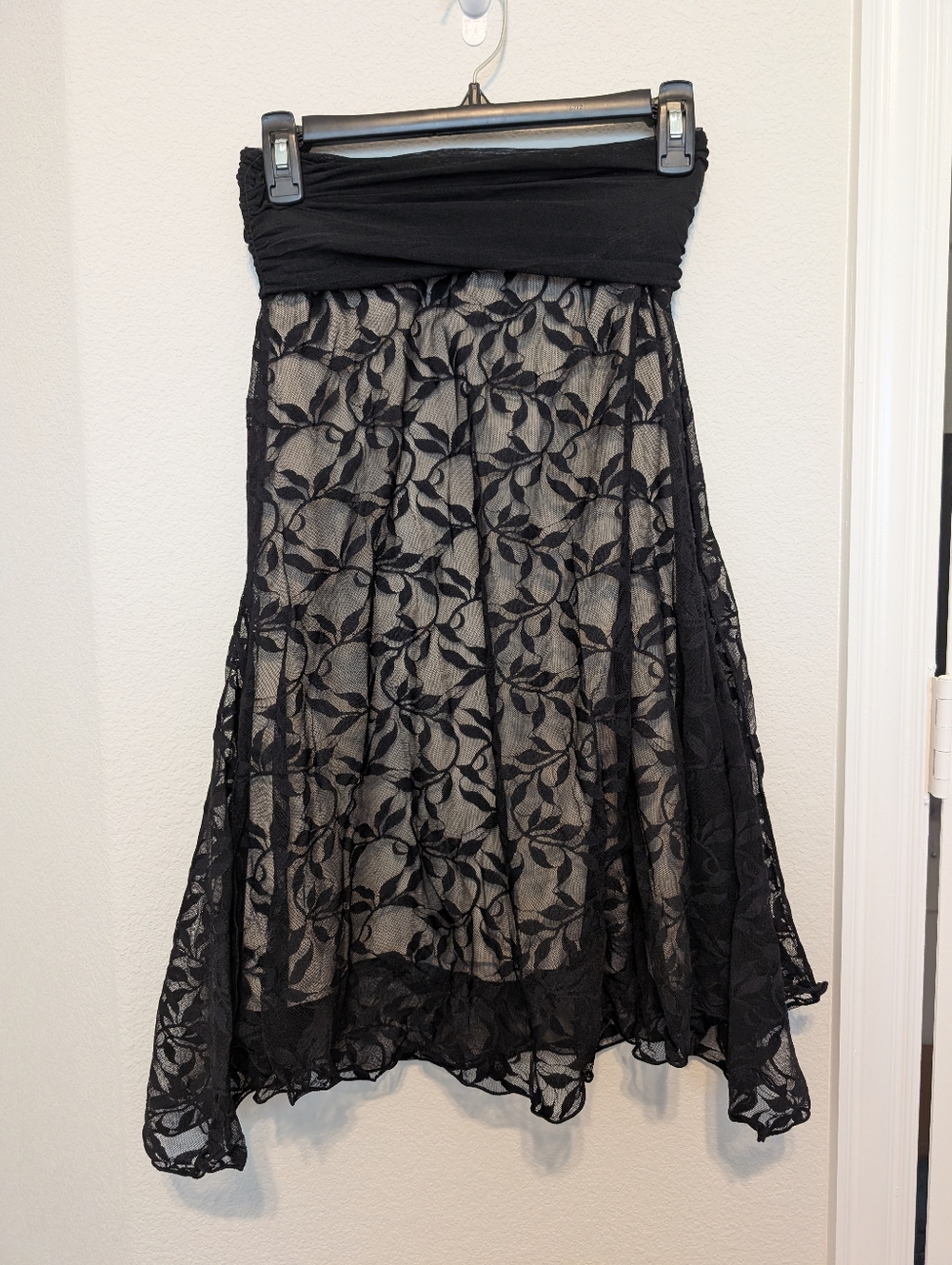 Floral Mesh Skirt